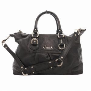 【美品】COACH　コーチ　ボストンバッグ　シグネチャー　黒　F23207 COACH 国内発送 コーチ バッグ メンズ ボストンバッグ