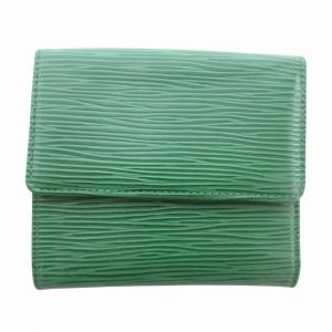 LOUIS VUITTON エピ ポルト モネ・ビエ カルト クレディ 財布 ウォレット Wホック 二つ折り 緑 グリーン M63484