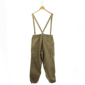 Drawer コットンピケサスペンダーパンツ ワークパンツ 38 カーキ /ES OS