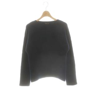 ニット セーター 長袖 ウール カシミヤ 2 紺 ネイビー /NR OS