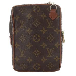 LOUIS VUITTON ヴィンテージ モノグラム ミニアマゾン ショルダーバッグ ブラウン M45238