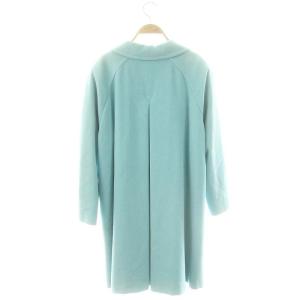 GIVENCHY ラウンドカラー コート 13 水色 /MI OS