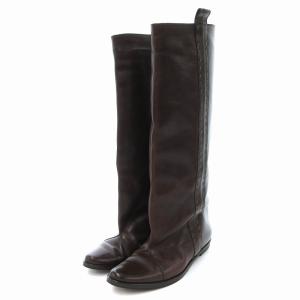 LAppartement別注 ペコス ロングブーツ 35 ブラウン 25093521001010