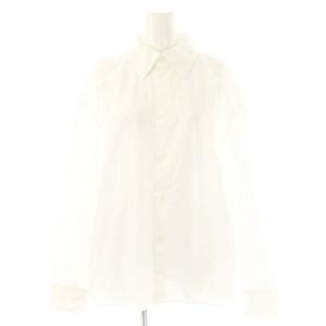 24AW バックフレアシャツ 長袖 40 オフホワイト CAMA0593UD /DO OS