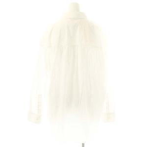 MARNI 24AW バックフレアシャツ 長袖 40 オフホワイト CAMA0593UD /DO OS