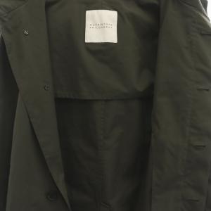 MACKINTOSH PHILOSOPHY MACKINTOSHPHILOSOPHY ポリエステルフーディコート 薄手 ミドル丈 38 カーキ /AT OS AD