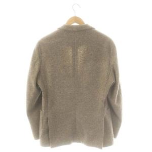 HUGO BOSS ウール混2B背抜きジャケット テーラード IT44 グレージュ /DO OS AD