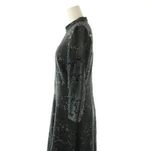 Diagram GRACE CONTINENTAL ハイネックレースワンピース ロング 38 ダークグレー /DF OS