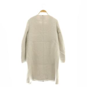 La TOTALITE クリンプシャギーコート ノーカラー ロング 40 グレー /AT OS