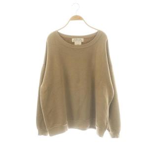 T/C ウラケSweat プルオーバー アパルトモン取扱い スウェット トレーナー 長袖 F ベージュ