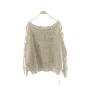 Mc CHORD SWEAT スウェット アパルトモン取扱い カットソー 長袖 F グレー ライトブルー