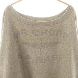 STAMMBAUM Mc CHORD SWEAT スウェット アパルトモン取扱い カットソー 長袖 F グレー ライトブルー