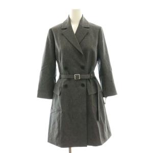 ジャケットミニワンピース ベルト付き 1 グレー /HK OS