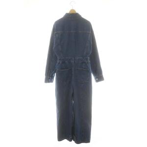 MAISON SPECIAL 24SS Denim Jumpsuit ジャンプスーツ オールインワン デニム 長袖 コットン 38 インディゴ