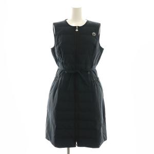 Down Long Gillet ダウンベスト ロング 38 ネイビー /ES OS