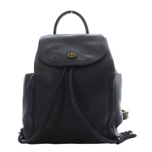 バッグ リュックサック バックパック 巾着 レザー ブラック /YO10