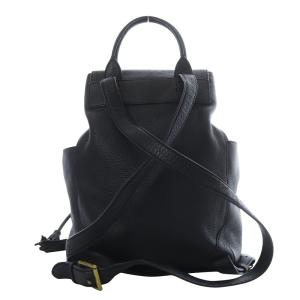 TORY BURCH バッグ リュックサック バックパック 巾着 レザー ブラック /YO10
