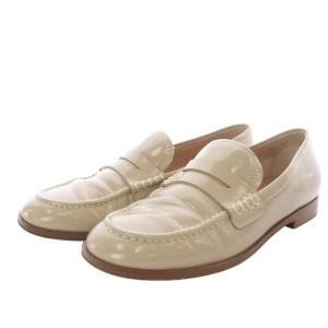 25SS GEORGIE レザーローファー 37 ベージュ