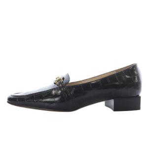 TOM FORD Whitney ビットローファー クロコ型押し カーフレザー 38 ダークブラウン