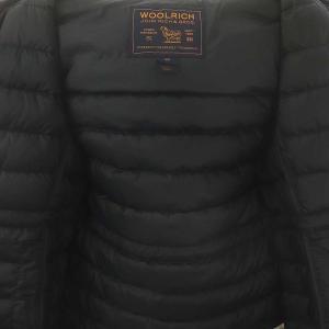 WOOLRICH フーディー ダウンコート XS 紺 ネイビー /SY OS