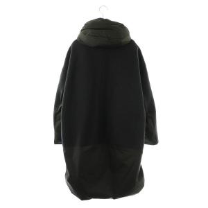 ENFOLD PEツイル WOOL×ダウンコート アウター 38 ブラック /DF OS