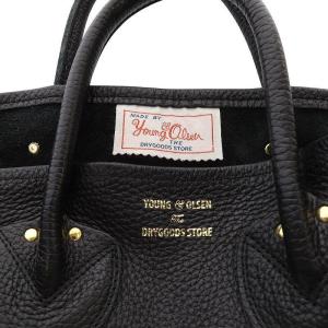 YOUNG & OLSEN エンボスレザートートバッグ L EMBOSSED LEATHER TOTE L ハンドバッグ カーフレザー