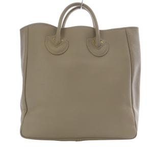 YOUNG & OLSEN エンボスレザートートバッグM EMBOSSED LEATHER TOTE M ハンドバッグ カーフレザー