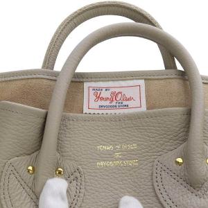 YOUNG & OLSEN エンボスレザートートバッグM EMBOSSED LEATHER TOTE M ハンドバッグ カーフレザー