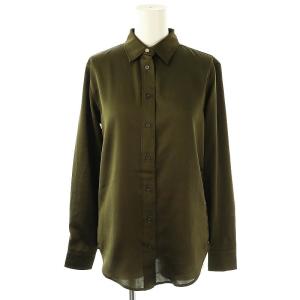 長袖シャツ ブラウス 前開き XXS カーキ /NR OS