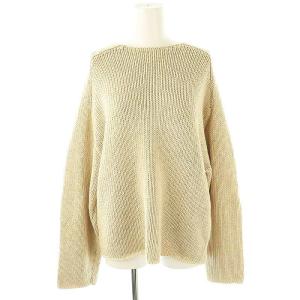 25SS COTTON TAPE YARN プルオーバーニット セーター アイボリー /DO OS