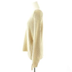 Plage 25SS COTTON TAPE YARN プルオーバーニット セーター アイボリー /DO OS