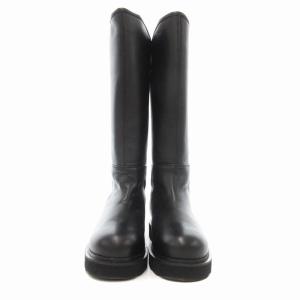 caminando カミナンド RIDING LONG BOOTS ロングブーツ レザー 7 黒 ブラック /JS