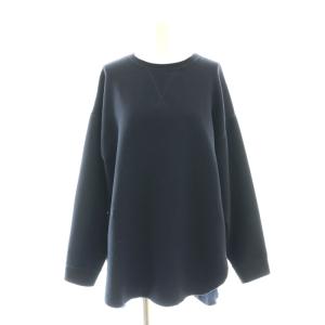 Vガゼットプルオーバー カットソー 長袖 F 紺 ネイビー /AT OS SH