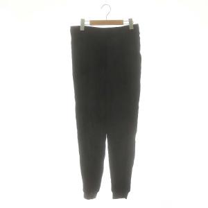 ここのえ期 レーヨンジョガーパンツ タック 38 ブラック /DF OS SH