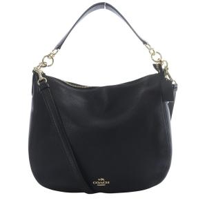 チェルシー ホーボー 32 ハンドバッグ ワンハンドル ショルダーバッグ 2way 斜め掛け レザー ブラック