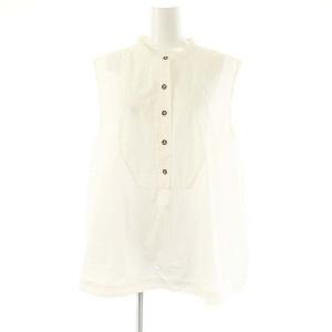 スリーブレスシャツ バンドカラー F オフホワイト /DO OS