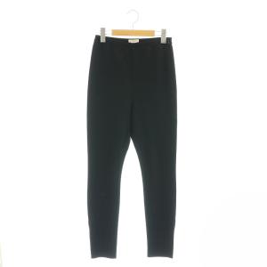 レーヨンポリエステルストレッチスリムパンツ テーパード 38 黒 ブラック /AT OS