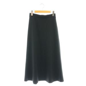 25SS New Jersey Flare フレアスカート ロング 36 ブラック /ES OS