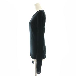 EVERYDAY I LIKE 23AW テレコ ロングスリーブ プルオーバー カットソー 長袖 F 黒 ブラック 23070500801130