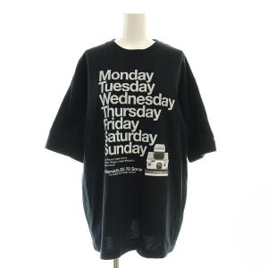 POLAROID SX-70-1 Tsh Tシャツ カットソー 半袖 S 黒 ブラック /AT OS
