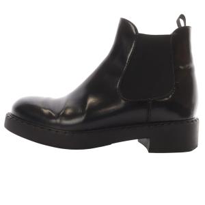 サイドゴア チェルシーブーツ 37.5 ブラック 1T251M