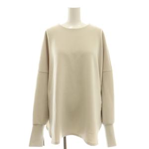 ダンボールポンチョプルオーバー ブラウス 長袖 F グレー /AT OS