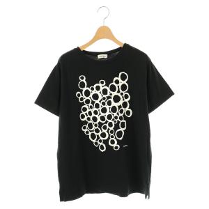 プリントTシャツ カットソー 半袖 M ブラック ホワイト /DO OS