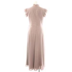 EmiriaWiz フリル フレンチスリーブ ワンピース ロング M ローズグレー /CX OS