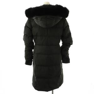 EmiriaWiz フォックスファー ダウンコート アウター フード M ブラック /ES OS