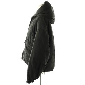 COCO DEAL フードショートダウンジャケット クロップド 1 ブラック /ES OS