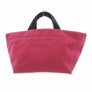 Hervé Chapelier 美品 ナイロン舟型トートS ハンドバッグ ピンク 901N /HO