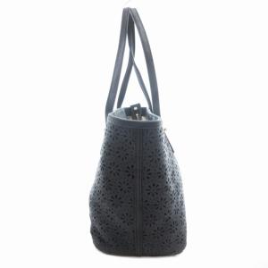 kate spade new york CEDAR STREET PERFORA SMALL HARMONY トートバッグ レザー フラワー 黒