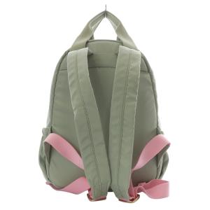 Chloe リュックサック ロゴ ナイロン カーキ