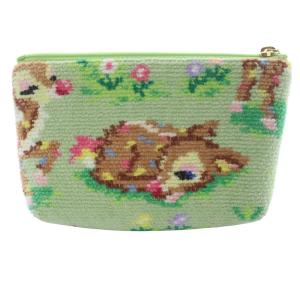 ラブラリー ツンツンバンビーノ ポーチ 緑 グリーン /SR36